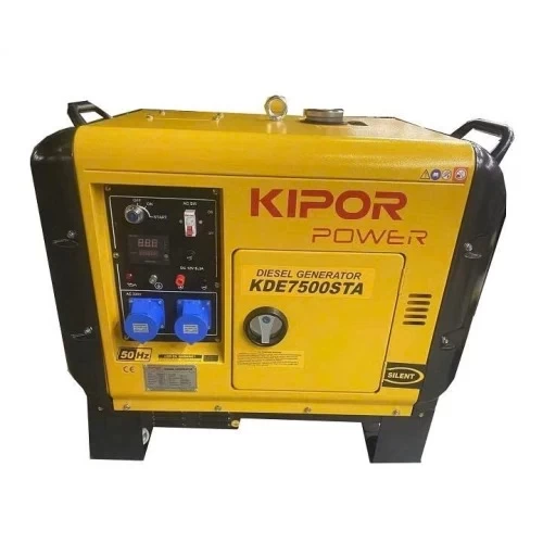 Máy Phát Điện Chạy Dầu 6KW KIPOR KDE7500STA - KIPOR - Giá 22,000,000₫ - Chính hãng tại Điện máy HTC