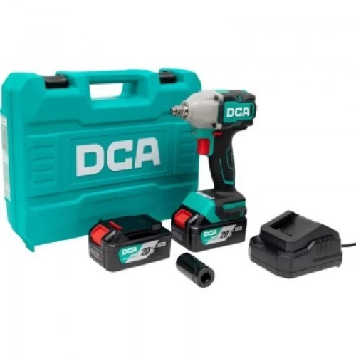 Máy siết bu lông dùng pin 20V DCA ADPB320EM ( 2 Pin 4.0Ah, 1 Sạc) - DCA - Giá 2,270,000₫ - Chính hãng tại Điện máy HTC