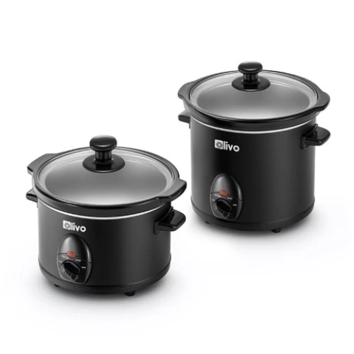 Nồi Nấu Chậm OLIVO SC30 - 3 Mức Nhiệt Cài Sẵn - Điều Khiển Núm Xoay - Lòng Gốm Tráng Men - Nắp Kính Cường Lực - Dung tích 3L - OLIVO - Giá 1,380,000₫ - Chính hãng tại Điện máy HTC