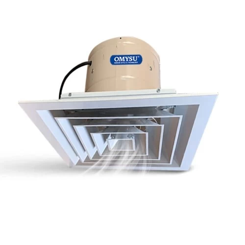 Quạt Hút Âm Trần Công Nghiệp Có Nối Ống Omysu AT-450T - OMYSU - Giá 1,450,000₫ - Chính hãng tại Điện máy HTC